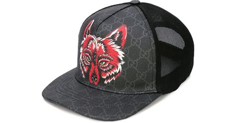 gucci cap fox|Gucci hats for men.